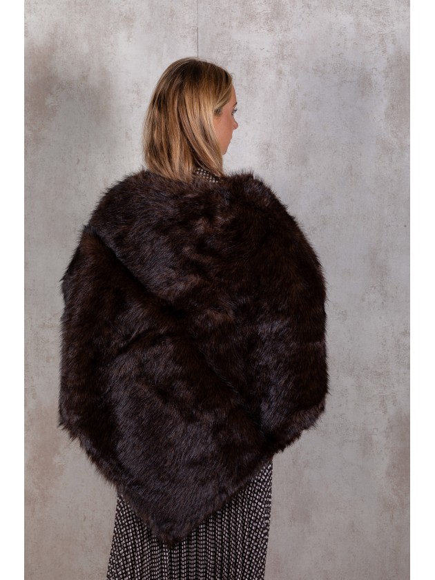 Fur poncho Fur poncho
