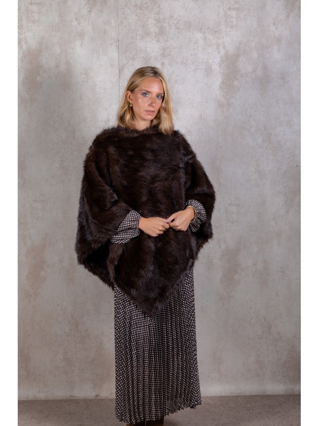 Fur poncho Fur poncho