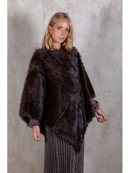 Fur poncho