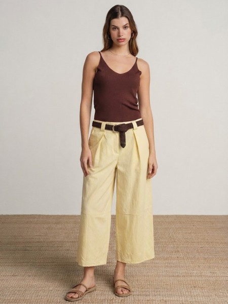 Faux leather balloon style pants