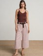 Faux leather balloon style pants