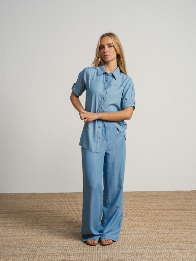 Fluid tencel shirt Fluid tencel shirt