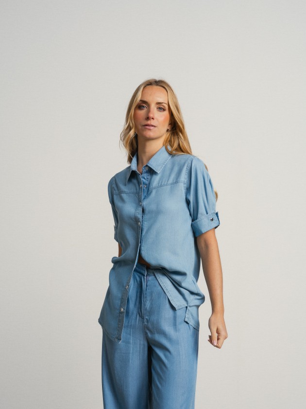 Fluid tencel shirt Fluid tencel shirt