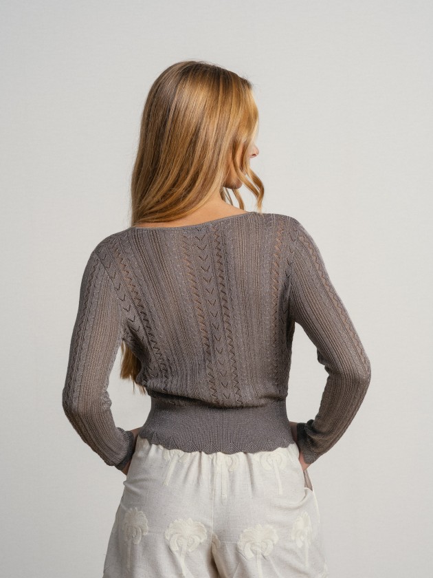 Crochet crop sweater Crochet crop sweater