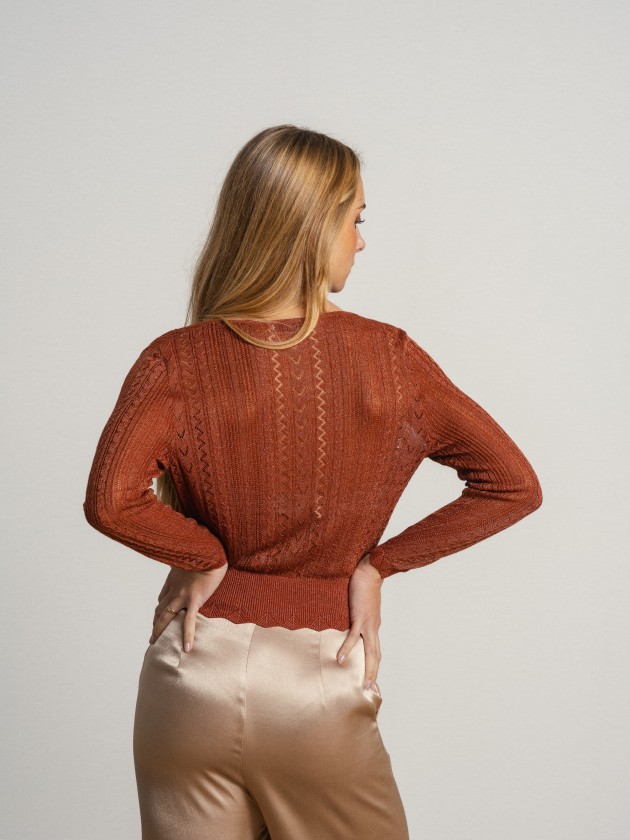 Crochet crop sweater Crochet crop sweater