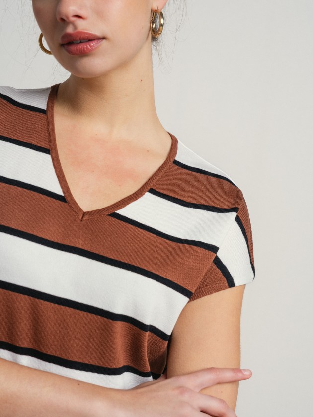 Striped midi dress Striped midi dress
