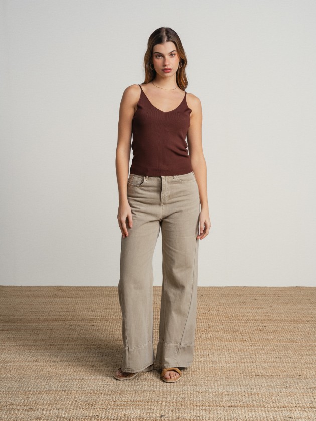 Jeans with stitching Jeans with stitching