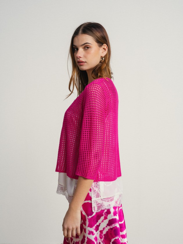 Crocheted jacket Crocheted jacket