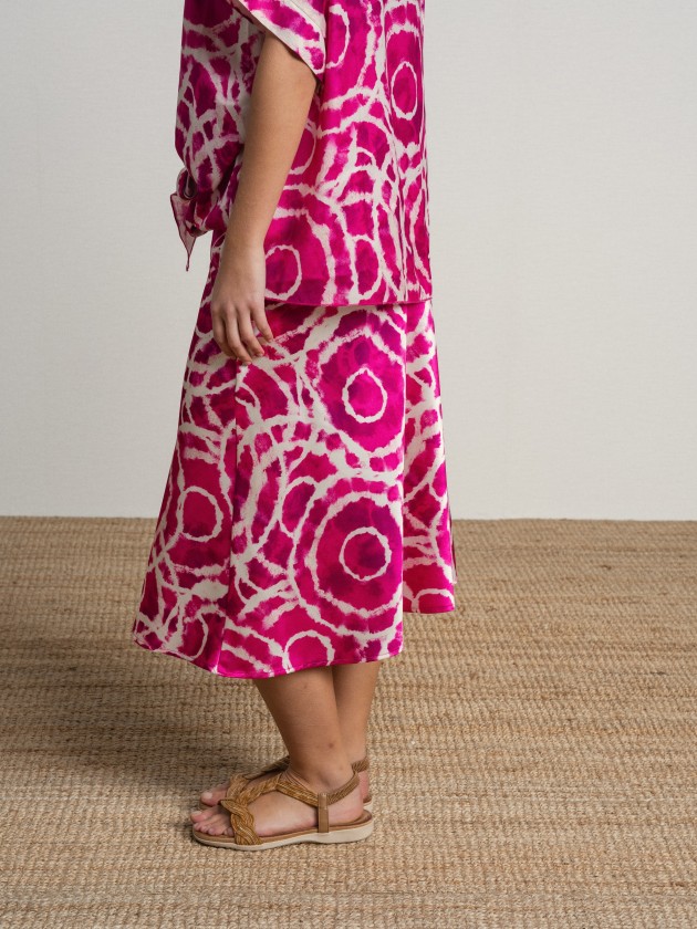 Midi skirt with print Midi skirt with print