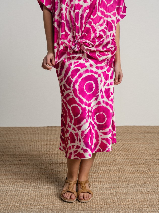 Midi skirt with print Midi skirt with print
