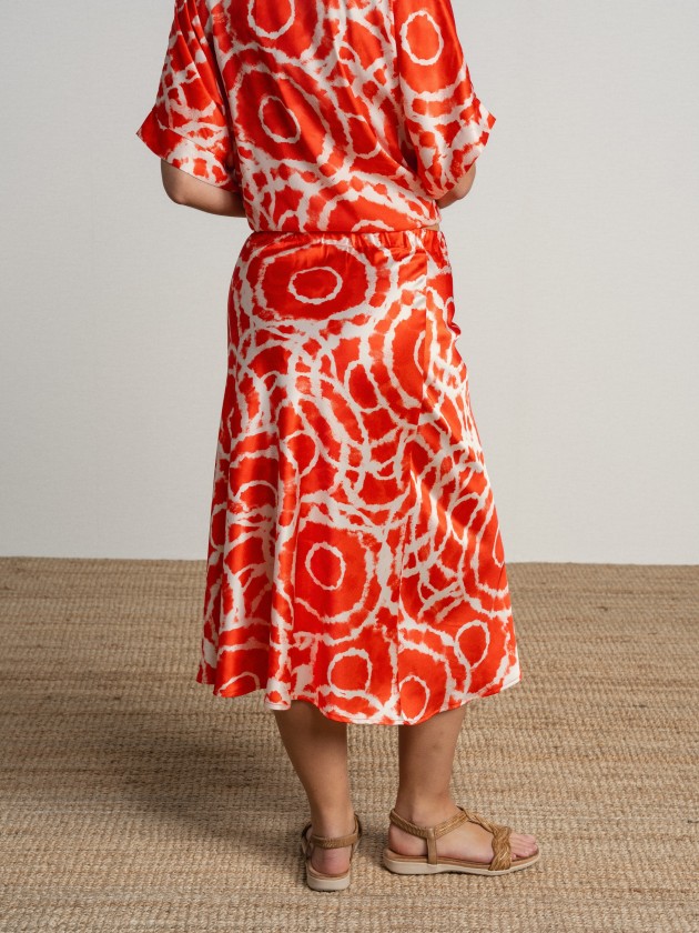 Midi skirt with print Midi skirt with print