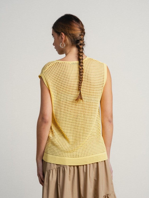 Crocheted vest Crocheted vest