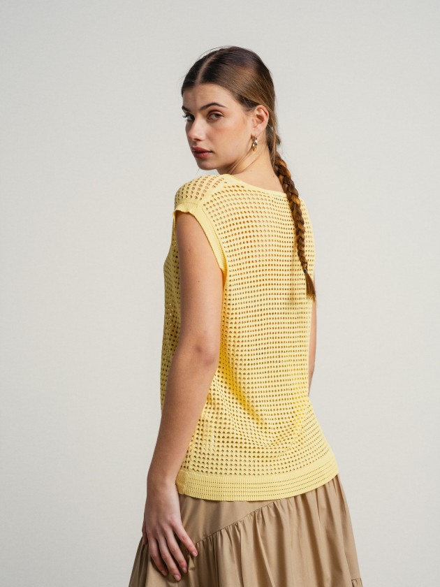 Crocheted vest Crocheted vest