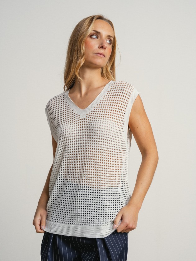 Crocheted vest Crocheted vest