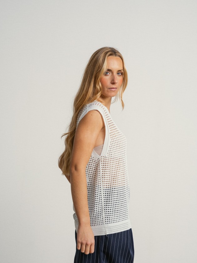 Crocheted vest Crocheted vest