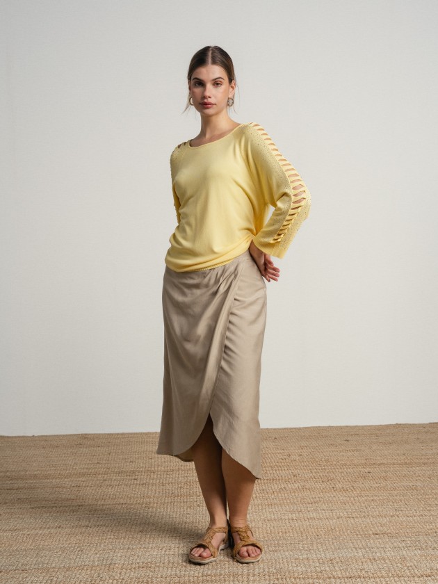 Short-sleeved sweater Short-sleeved sweater