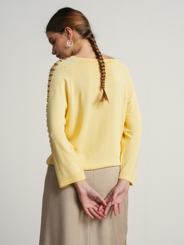 Short-sleeved sweater Short-sleeved sweater