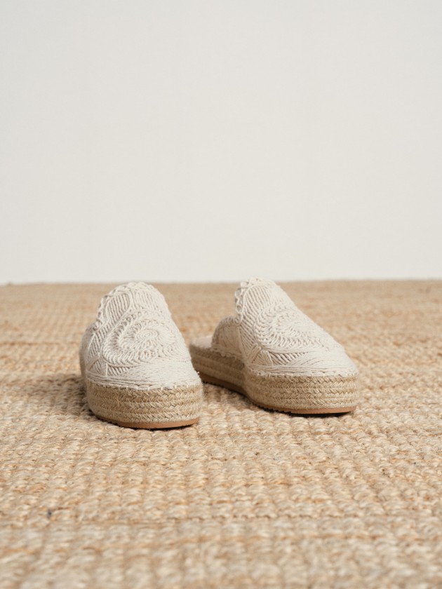 Embroidered clog Embroidered clog
