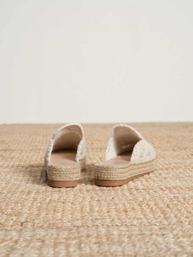 Embroidered clog Embroidered clog