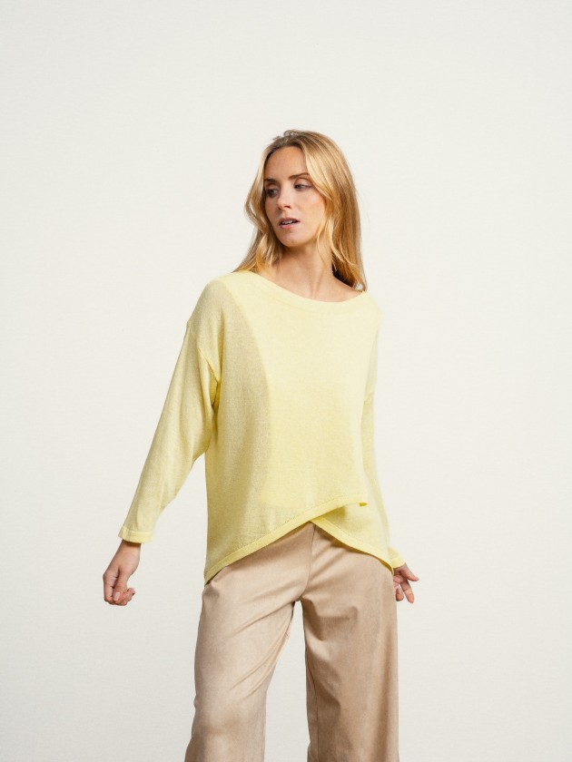 Pull en maille de coton Pull en maille de coton