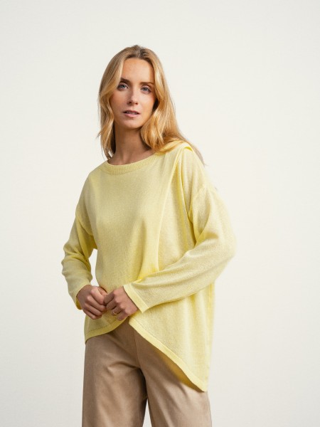 Pull en maille de coton