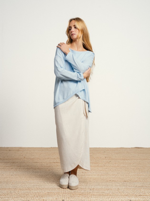 Pull en maille de coton Pull en maille de coton