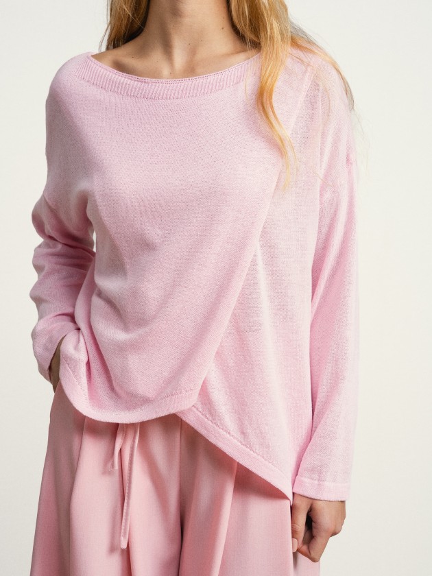 Cotton knit sweater