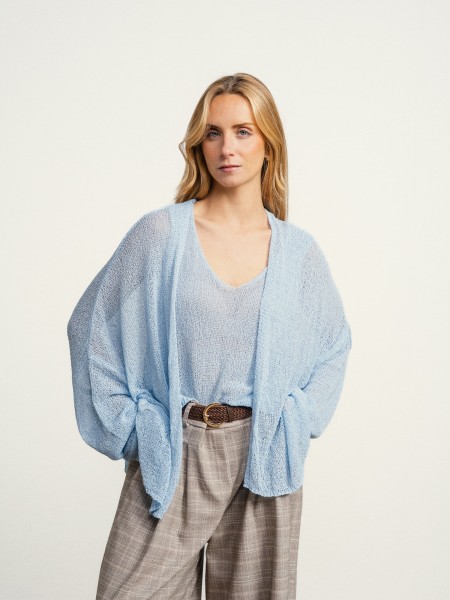 Jacket with sheer details
