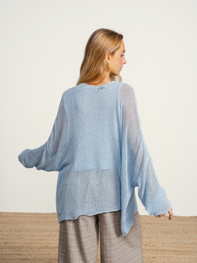Jacket with sheer details Jacket with sheer details
