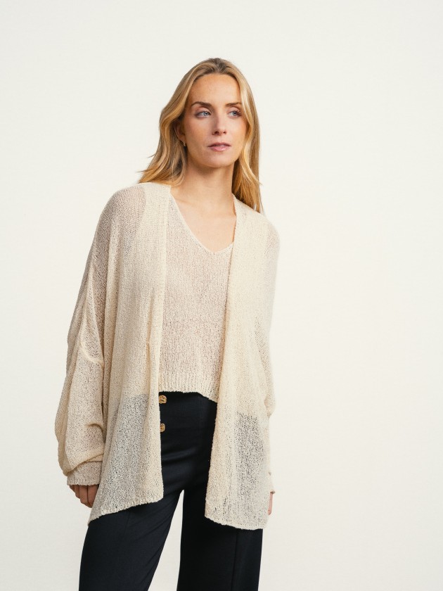 Jacket with sheer details Jacket with sheer details