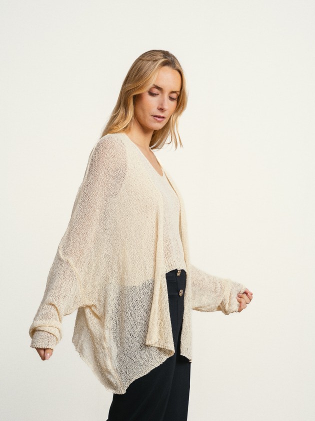 Jacket with sheer details Jacket with sheer details