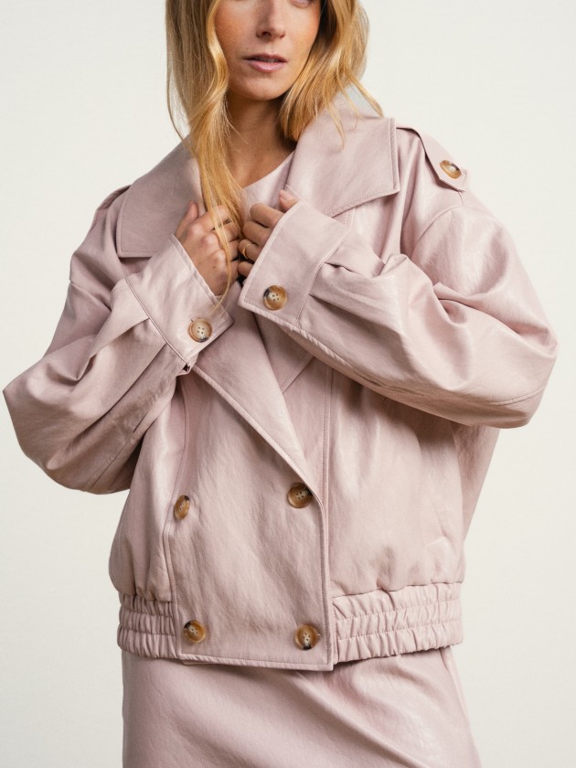 Oversized faux leather jacket Oversized faux leather jacket