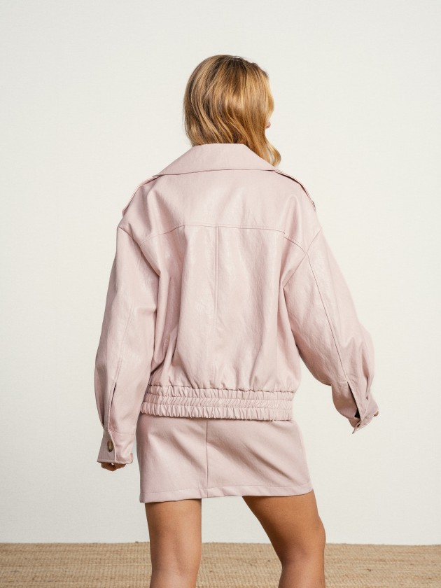 Oversized faux leather jacket Oversized faux leather jacket