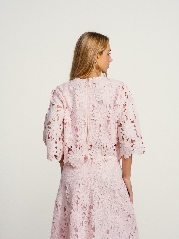 Ensemble jupe longue et haut en dentelle Ensemble jupe longue et haut en dentelle