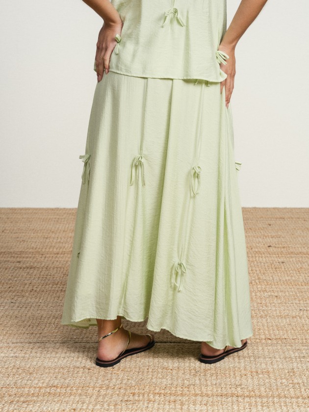 Skirt with bows Skirt with bows