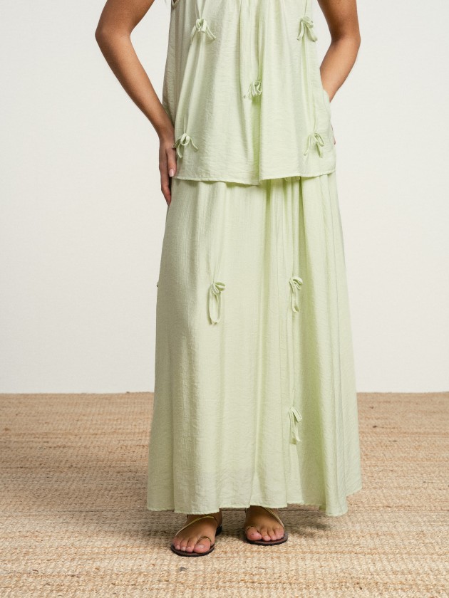 Skirt with bows Skirt with bows