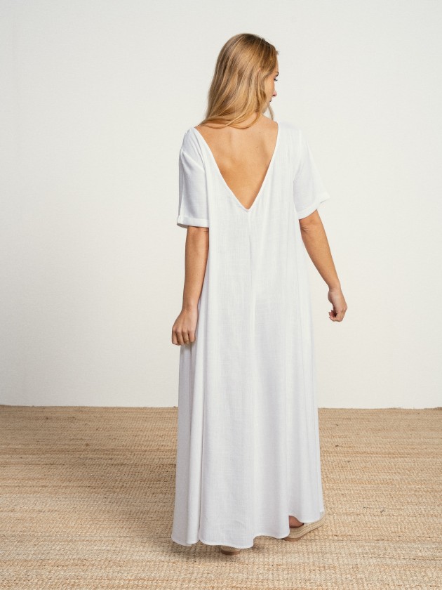 V-neck dress