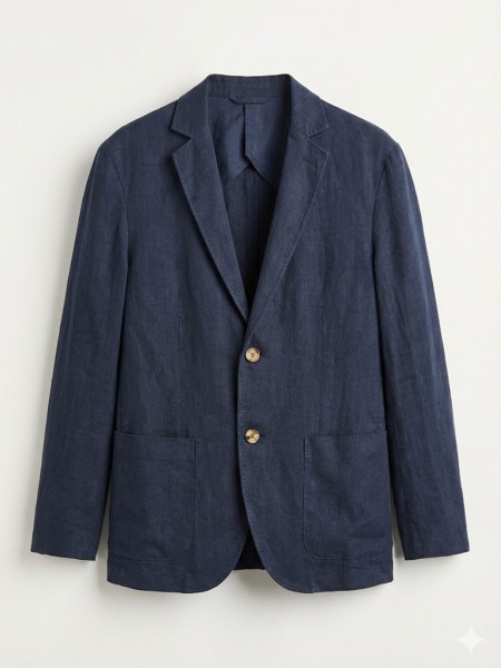 100% linen suit blazer