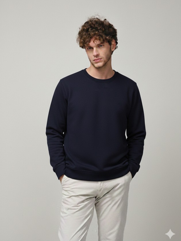 Regular fit crew neck sweatshirt Regular fit crew neck sweatshirt