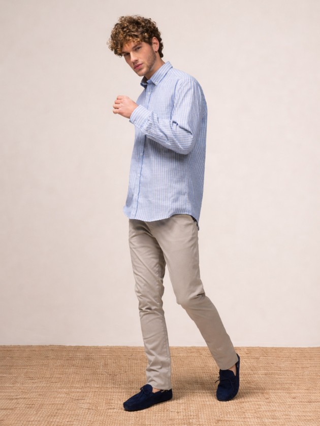 Camisa às riscas Camisa às riscas