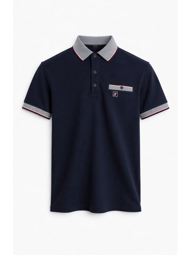 Polo shirt with contrasting collar Polo shirt with contrasting collar