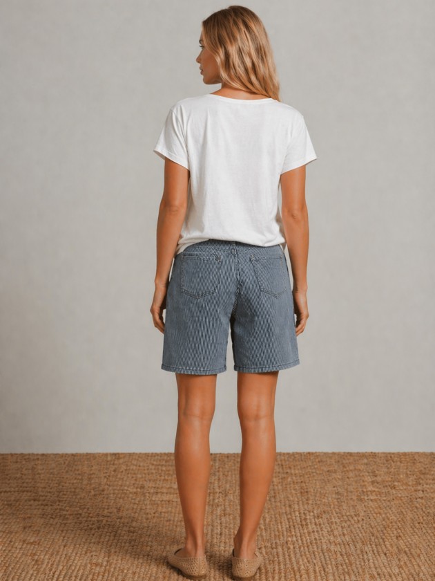 Regular fit denim shorts Regular fit denim shorts