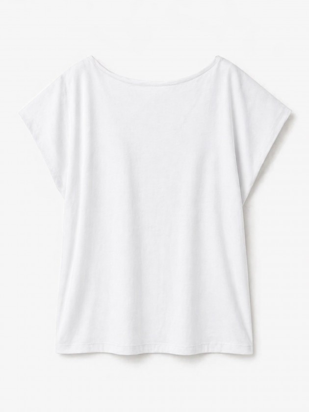 Fluid-cut t-shirt in lightweight fabric Fluid-cut t-shirt in lightweight fabric