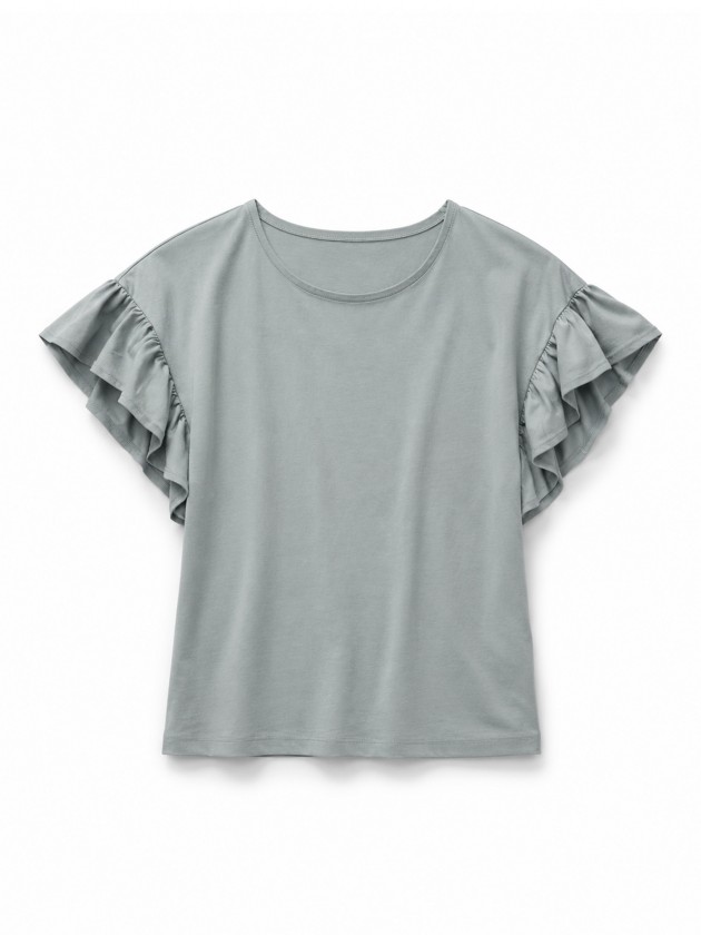 Regular fit cotton t-shirt.