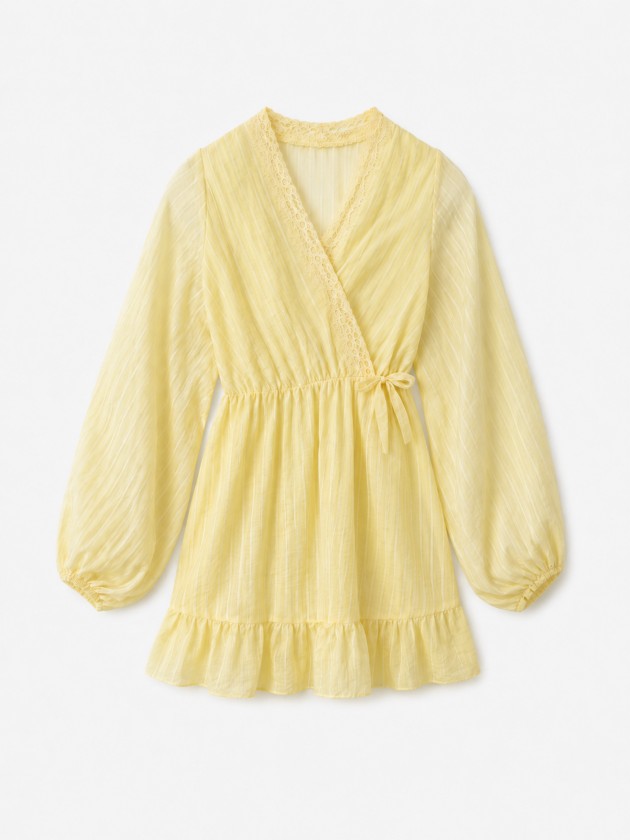 Midi dress with bow Midi dress with bow