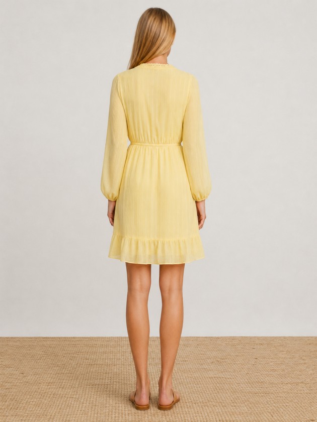 Midi dress with bow Midi dress with bow