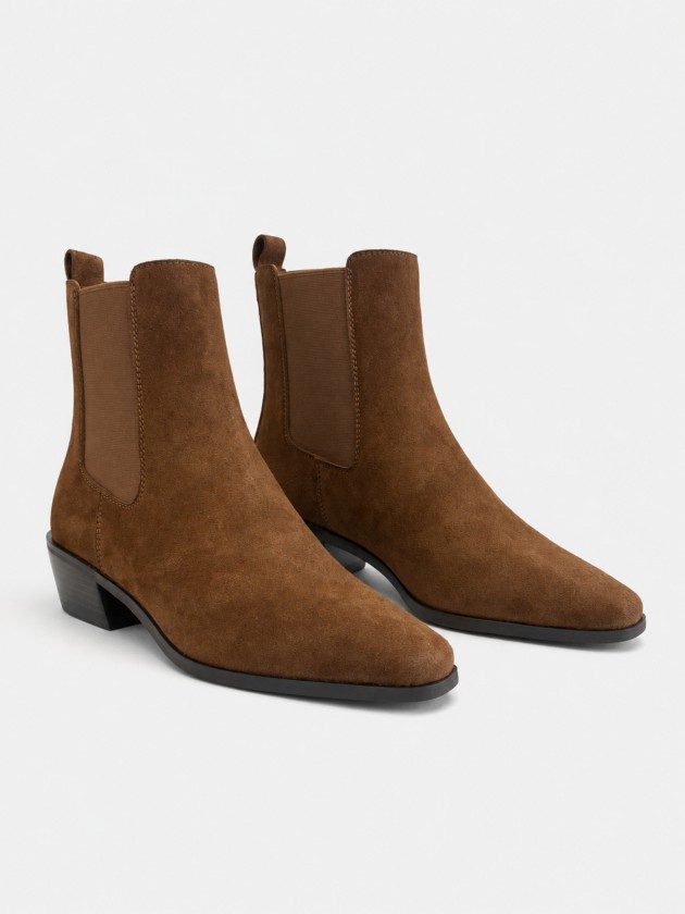 Bottes en cuir Bottes en cuir