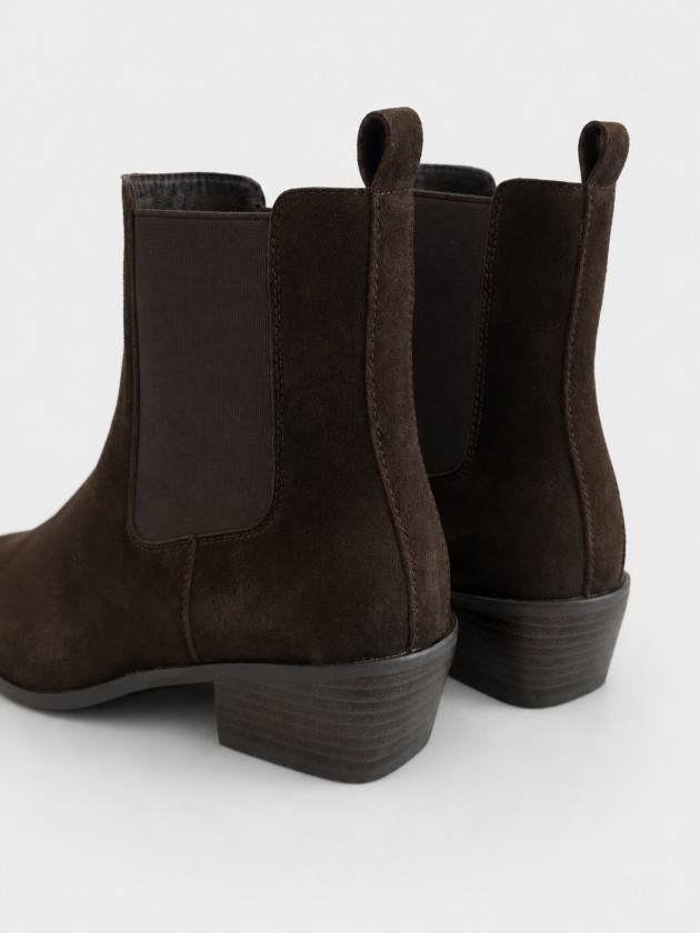 Botas em pele Botas em pele
