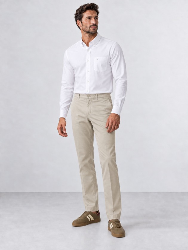Chino twill pants