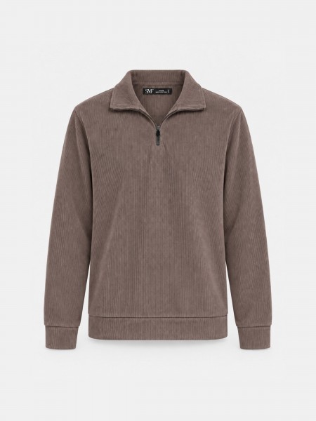 Sweater with zipper